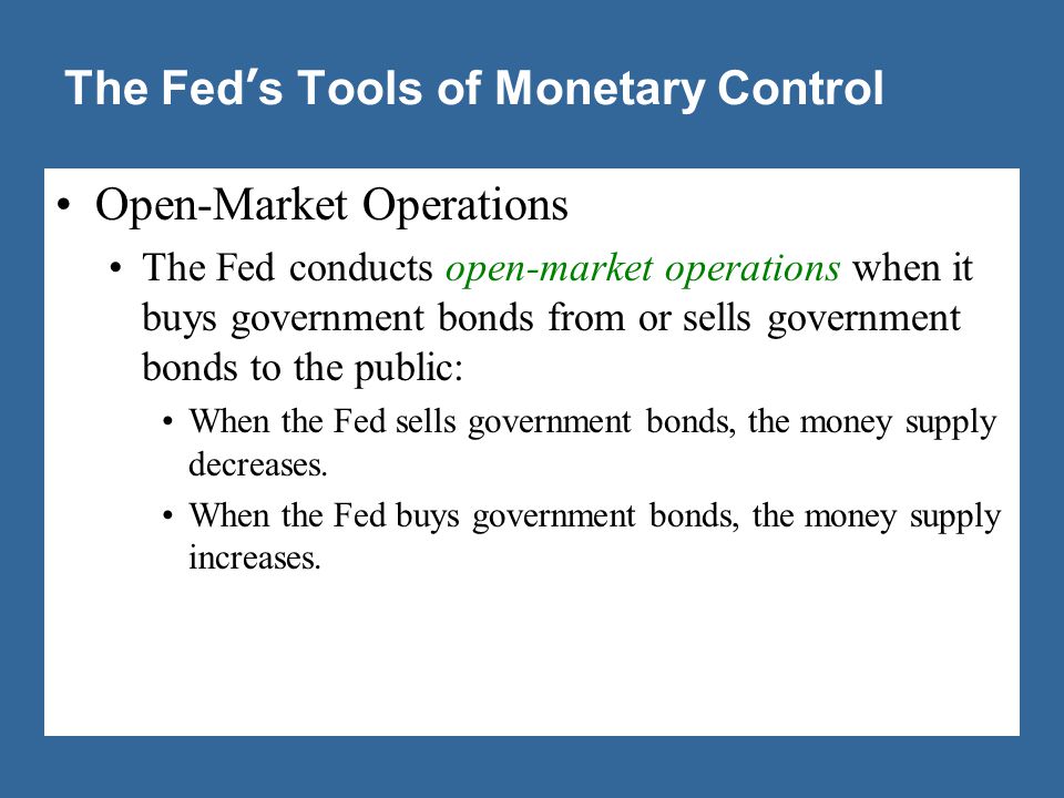 The Fed’s Tools of Monetary Control