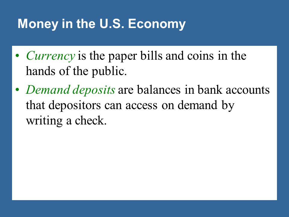 Figure 1 Two Measures of the Money Stock for the U.S. Economy