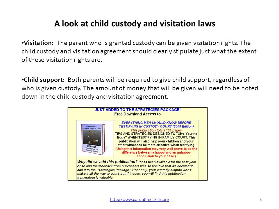 A look at child custody and visitation laws