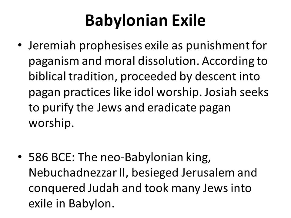 Babylonian Exile