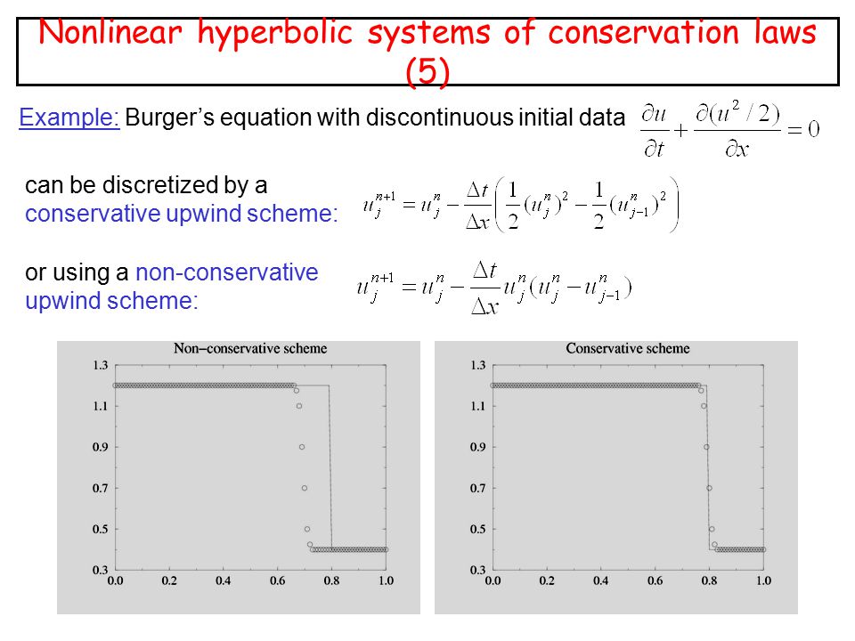 Nonlinear hyperbolic systems of conservation laws (5)