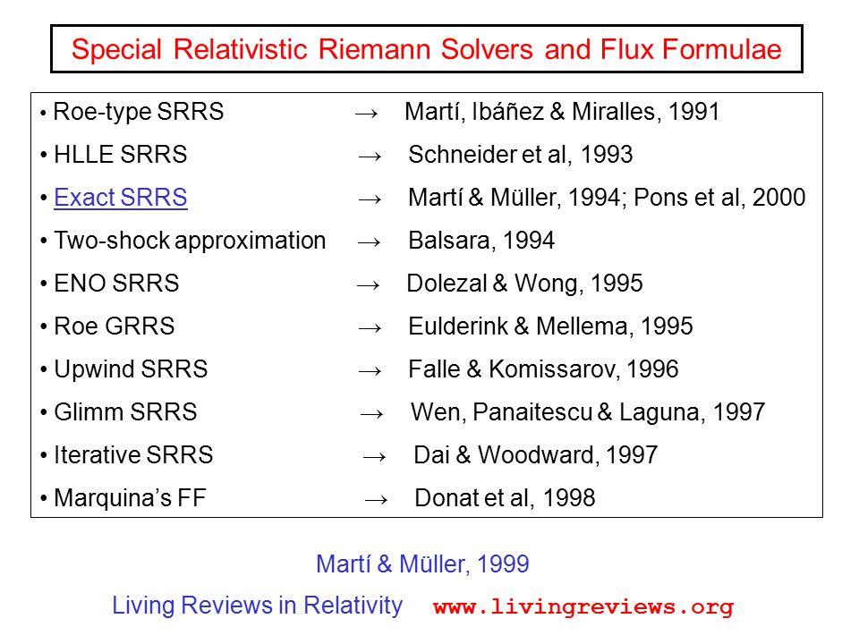 Special Relativistic Riemann Solvers and Flux Formulae