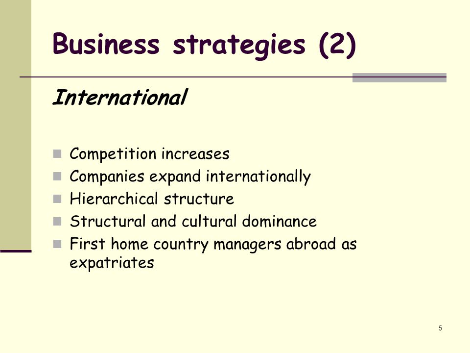 Business strategies (2)