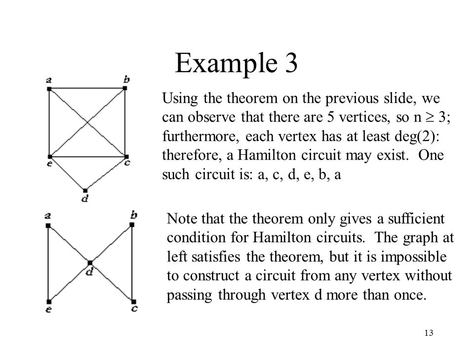 Example 3 Using the theorem on the previous slide, we