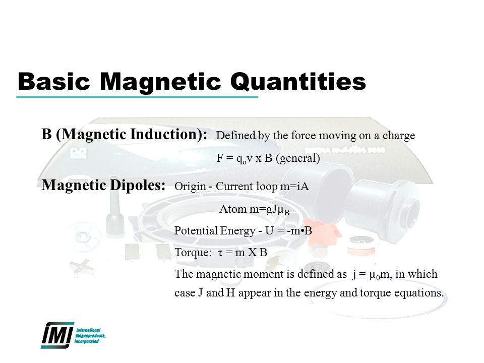 Basic Magnetic Quantities