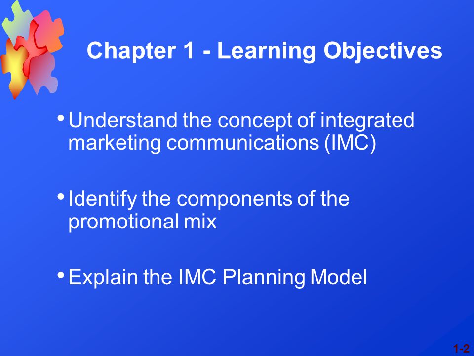 Chapter 1 - Learning Objectives