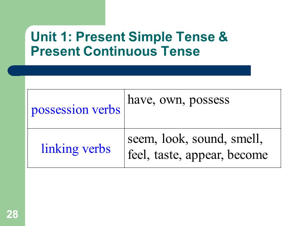 PRESENT SIMPLE PRESENT CONTINUOUS English Exercises