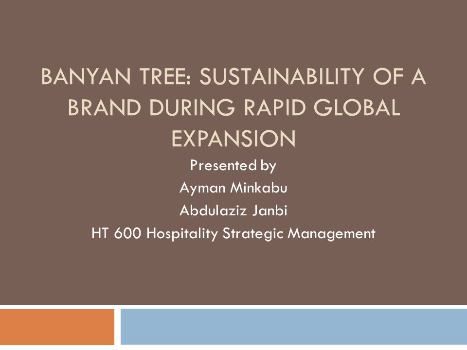 banyan tree vision and mission statement