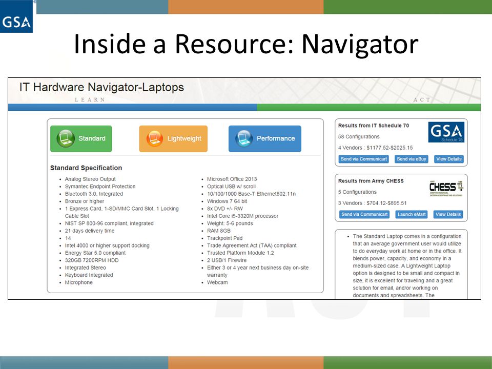 Inside a Resource: Navigator