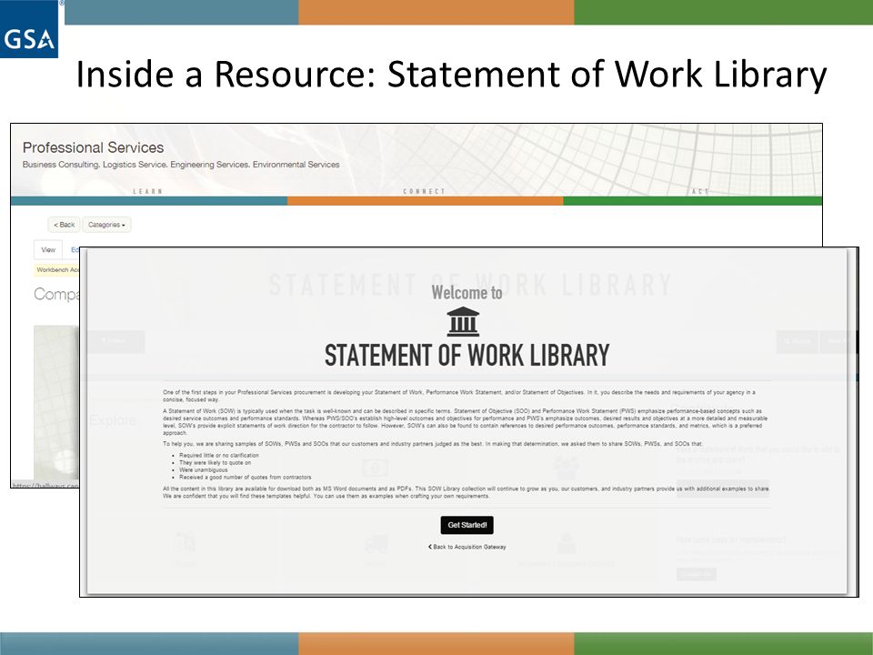 Inside a Resource: Statement of Work Library