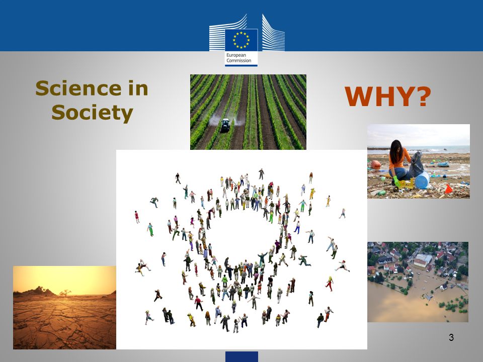 WHY Science in Society. Why does the relationship between Science and Society matter