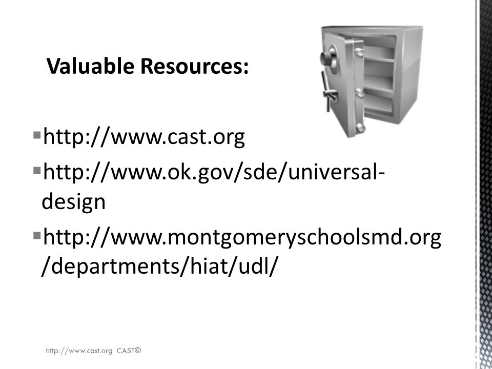 Valuable Resources:
