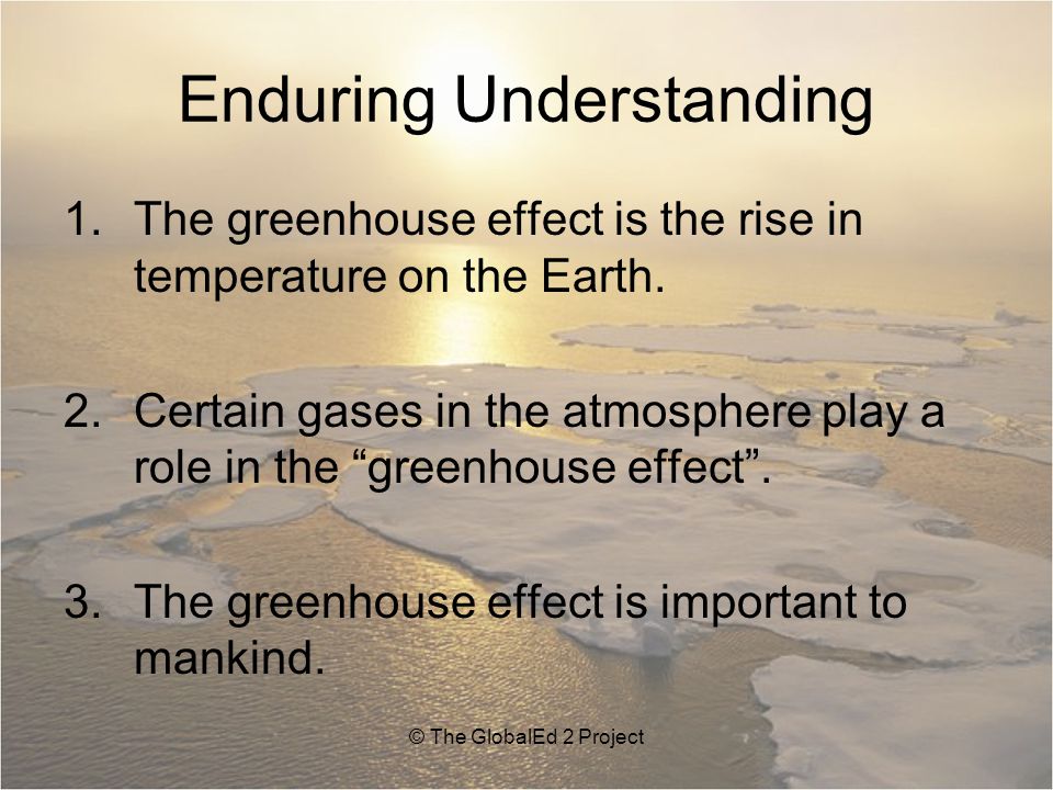 Enduring Understanding