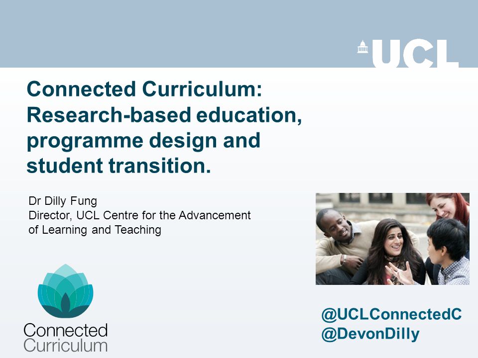 Connected Curriculum: Research-based education, programme design and