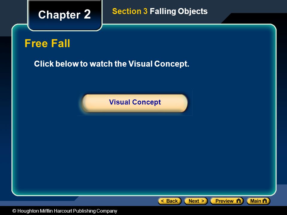 Chapter 2 Free Fall Section 3 Falling Objects