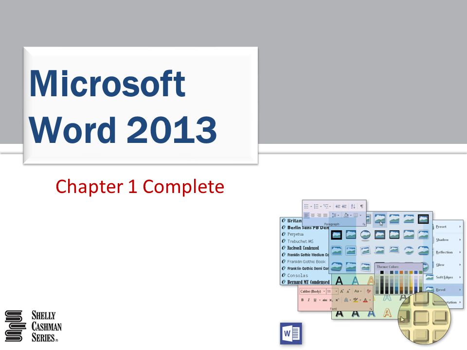 Microsoft Word 2013 Chapter 1 Complete