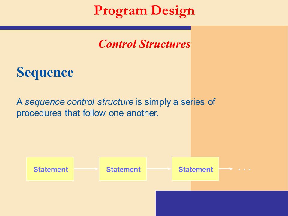 Program Design Control Structures
