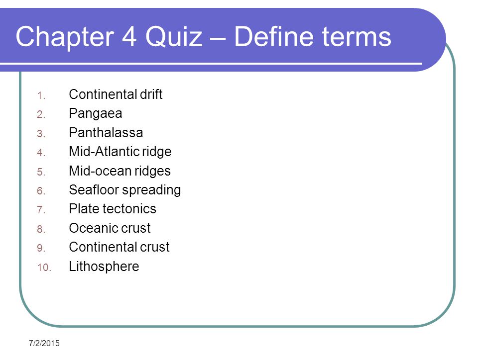 Chapter 4 Quiz Define Terms Ppt Video Online Download