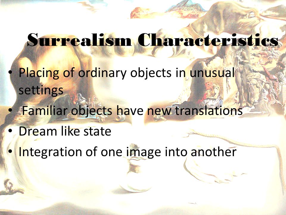 Surrealism Characteristics