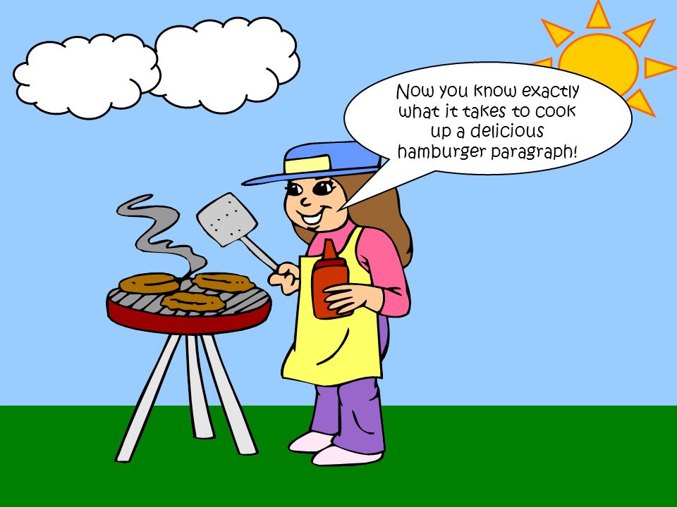 Now you know exactly what it takes to cook up a delicious hamburger paragraph!