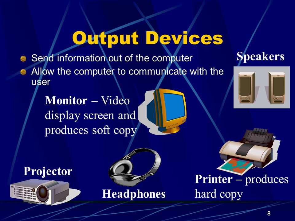 Output Devices Speakers