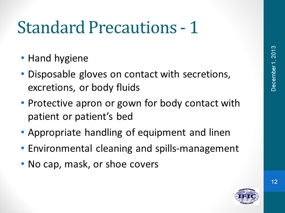 Standard Precautions - 1