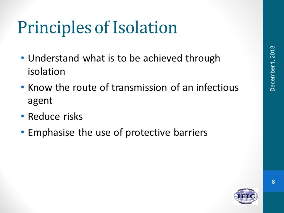 Principles of Isolation