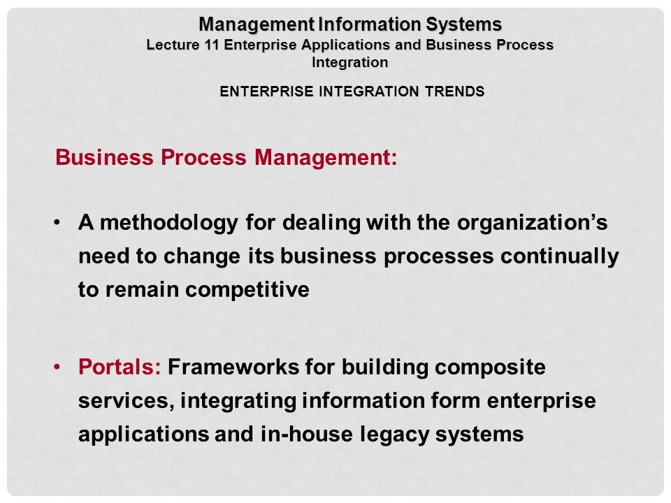 Business Process Management: