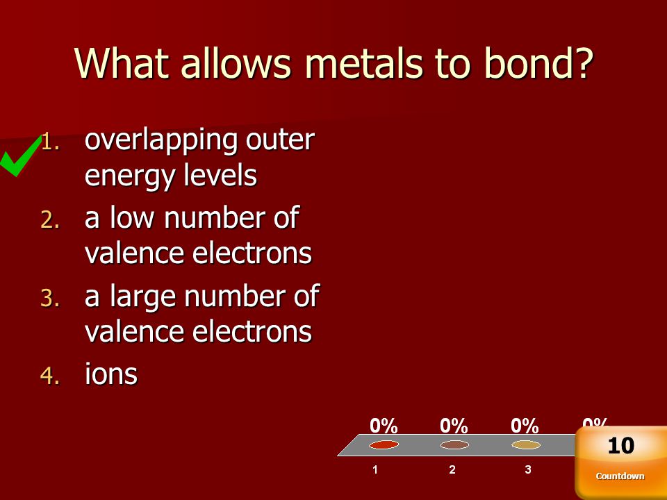 What allows metals to bond