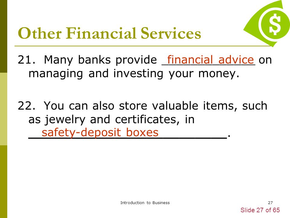 Other Financial Services