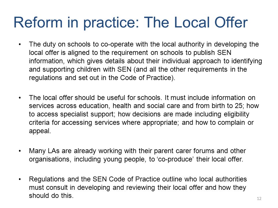 Reform in practice: The Local Offer