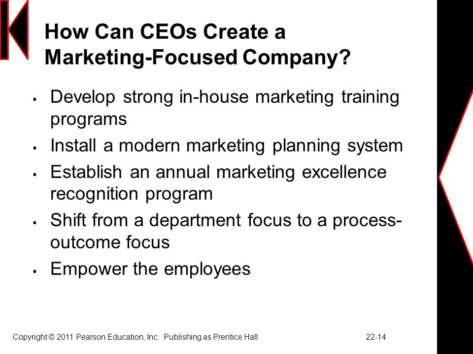 How Can CEOs Create a Marketing-Focused Company