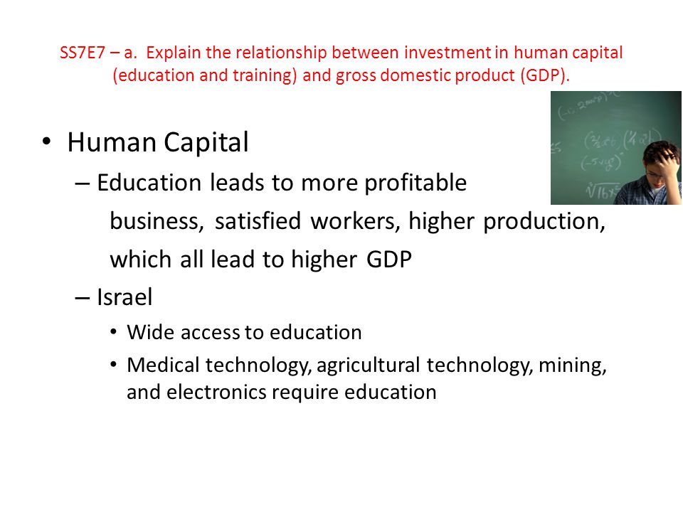 Human Capital Education leads to more profitable
