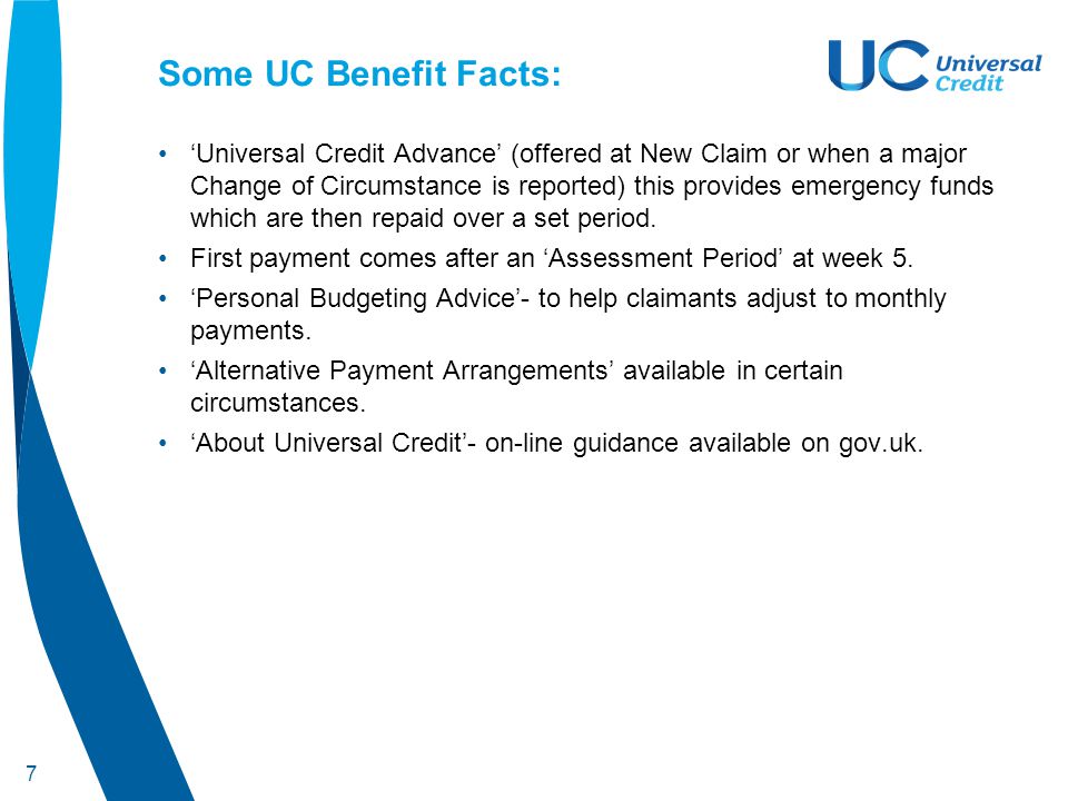 Some UC Benefit Facts: