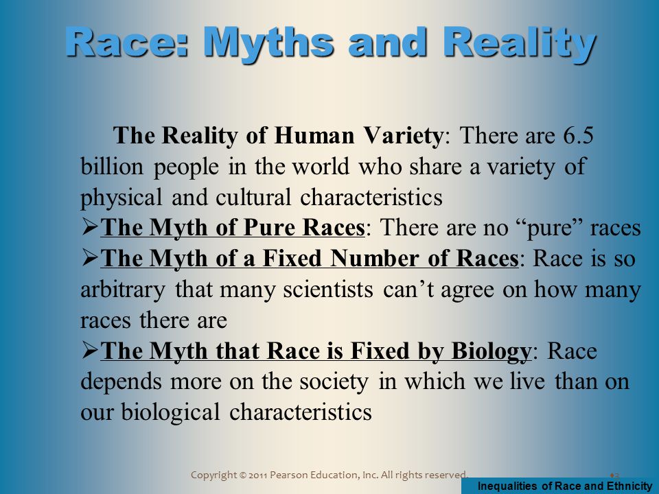 Race: Myths and Reality