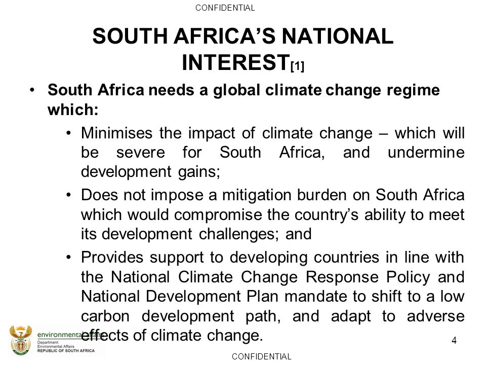 SOUTH AFRICA’S NATIONAL INTEREST[1]