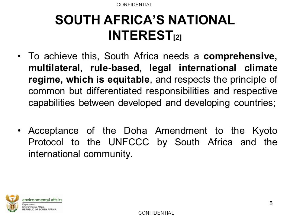 SOUTH AFRICA’S NATIONAL INTEREST[2]