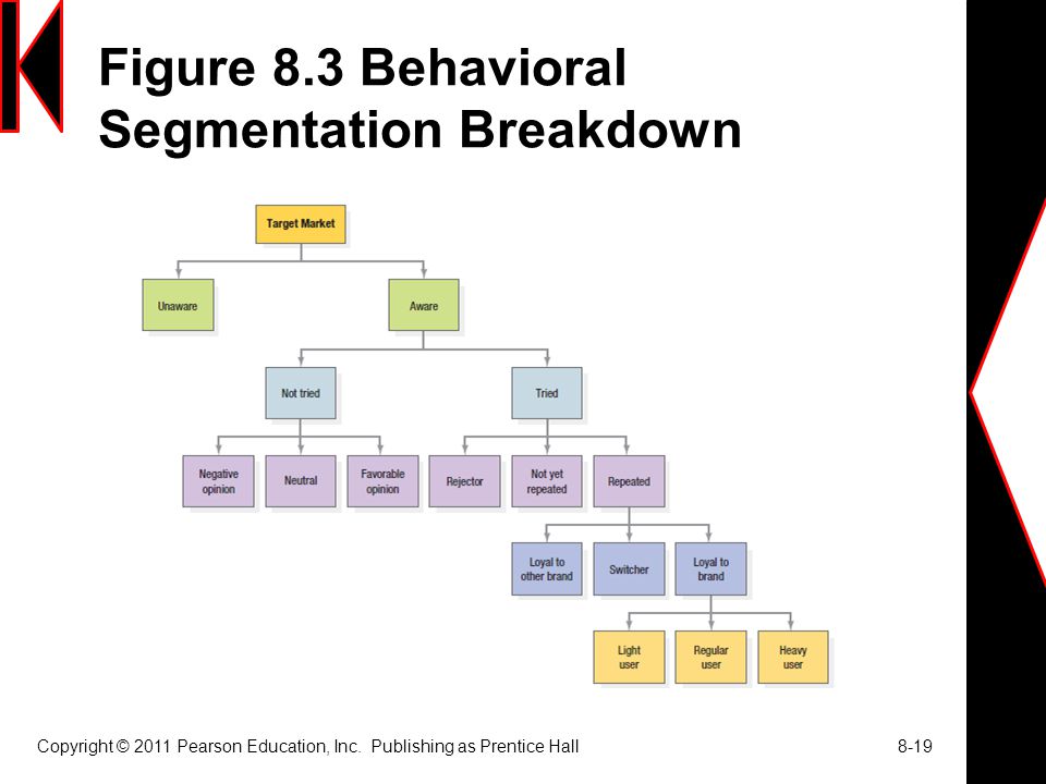 Figure 8.3 Behavioral Segmentation Breakdown