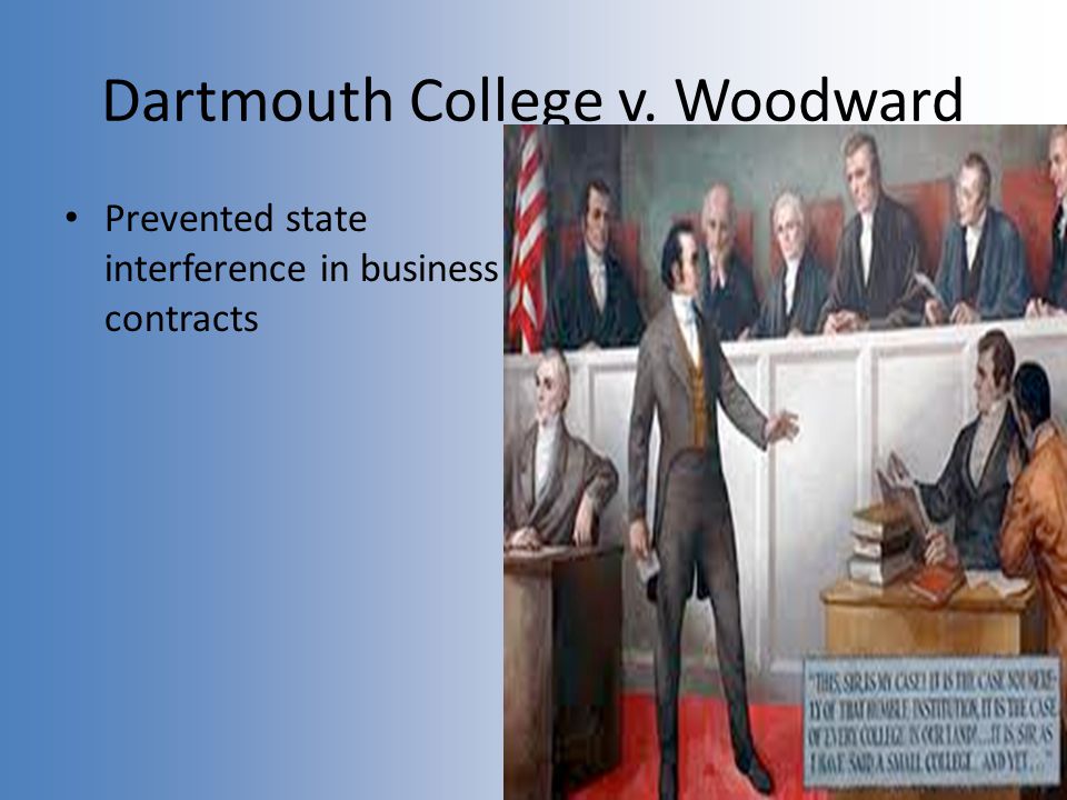 Dartmouth College v. Woodward