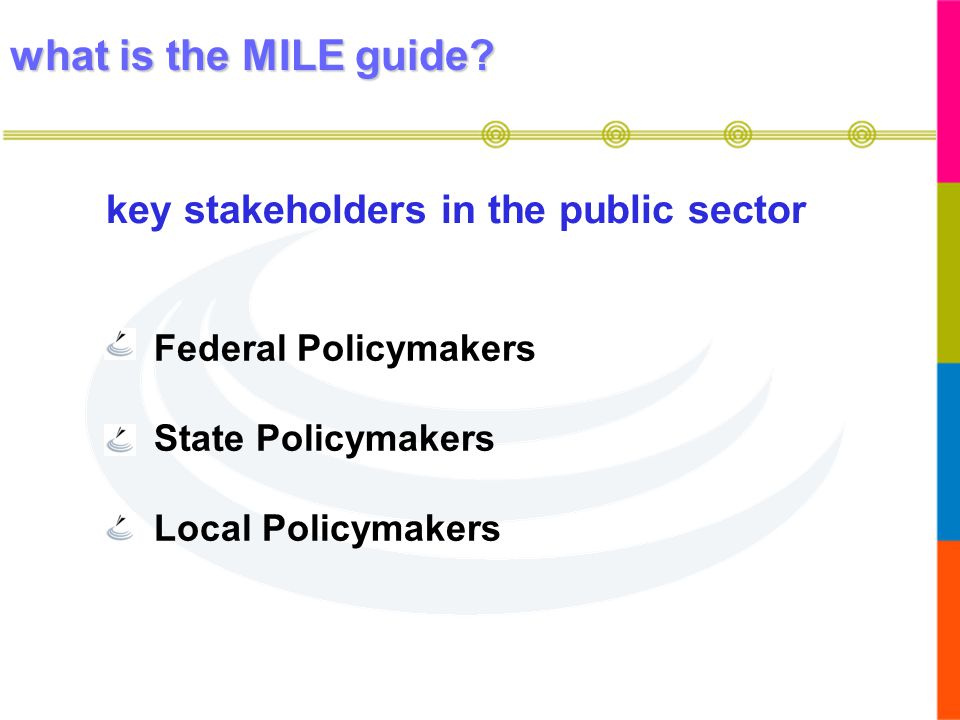 key stakeholders in the public sector