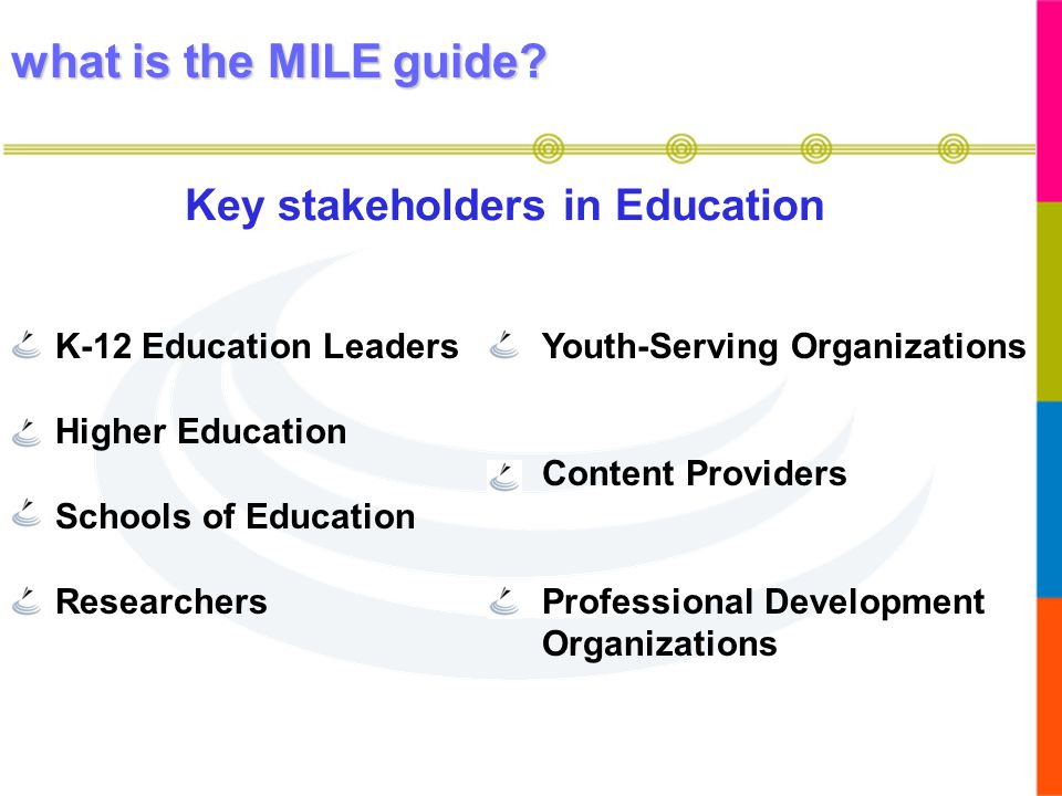 Key stakeholders in Education