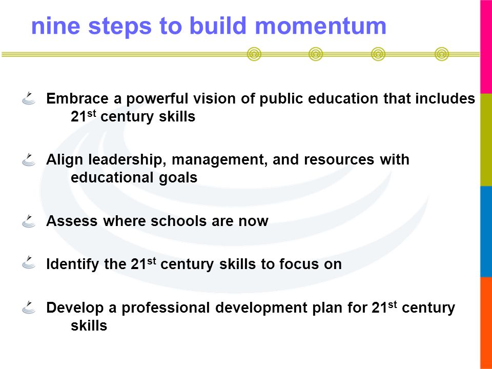 nine steps to build momentum