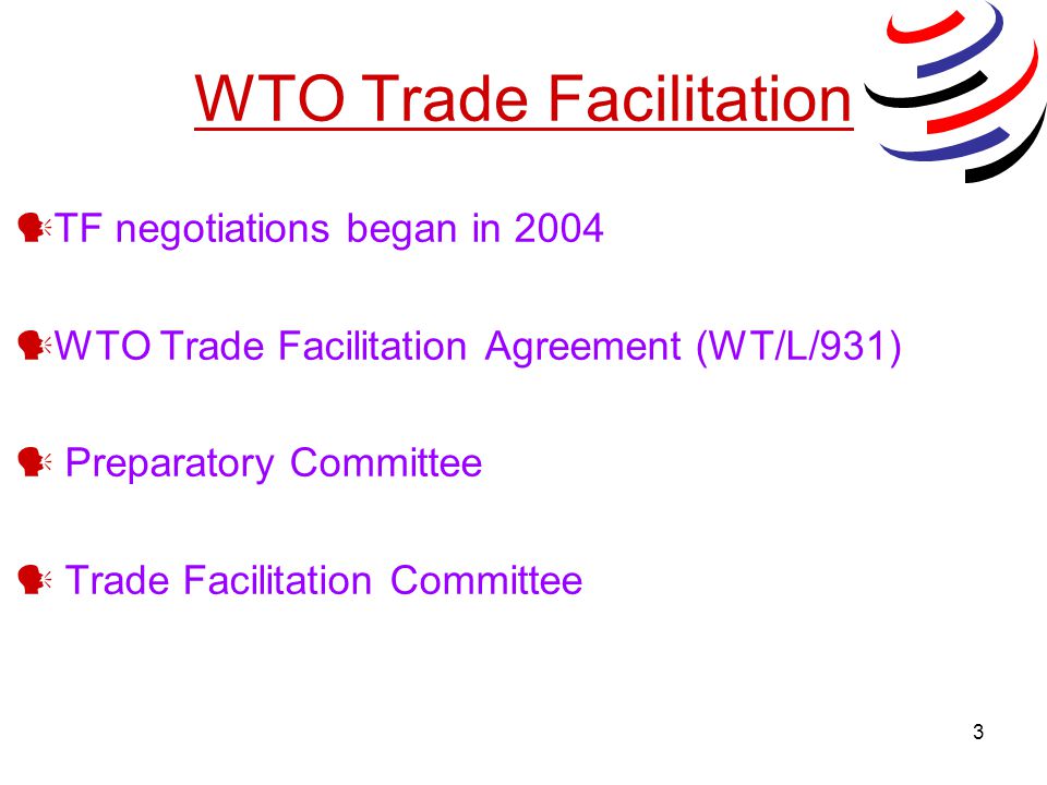WTO Trade Facilitation