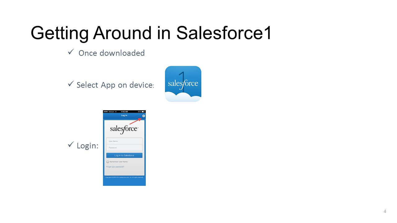 Getting Around in Salesforce1