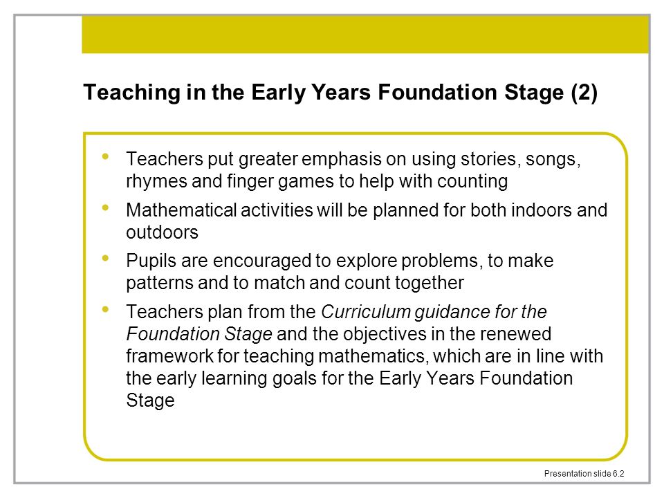 Teaching in the Early Years Foundation Stage (2)