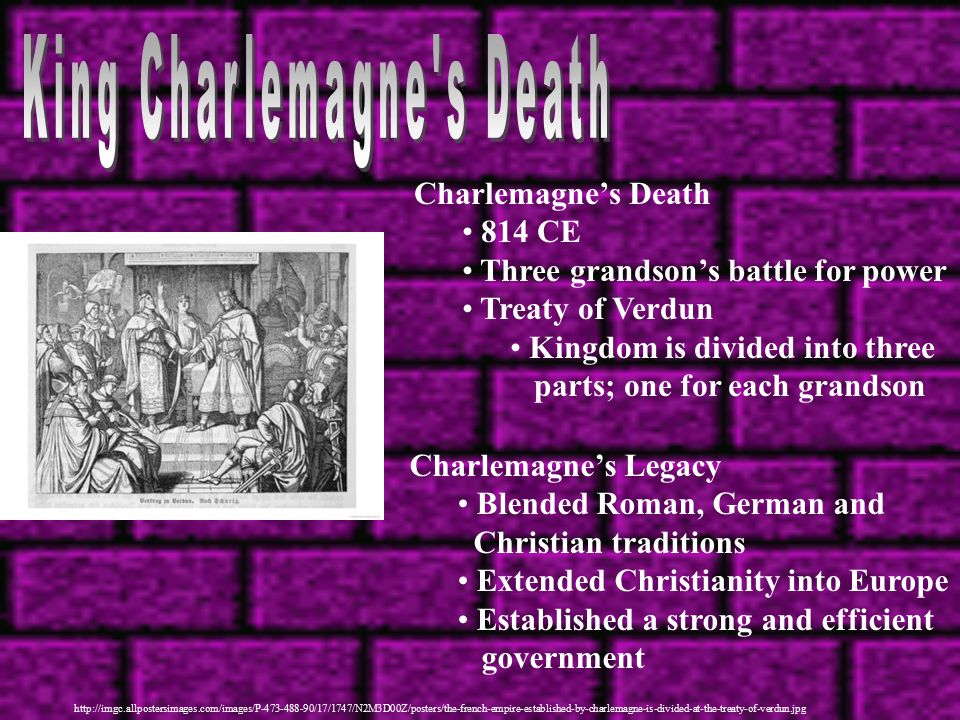 King Charlemagne s Death