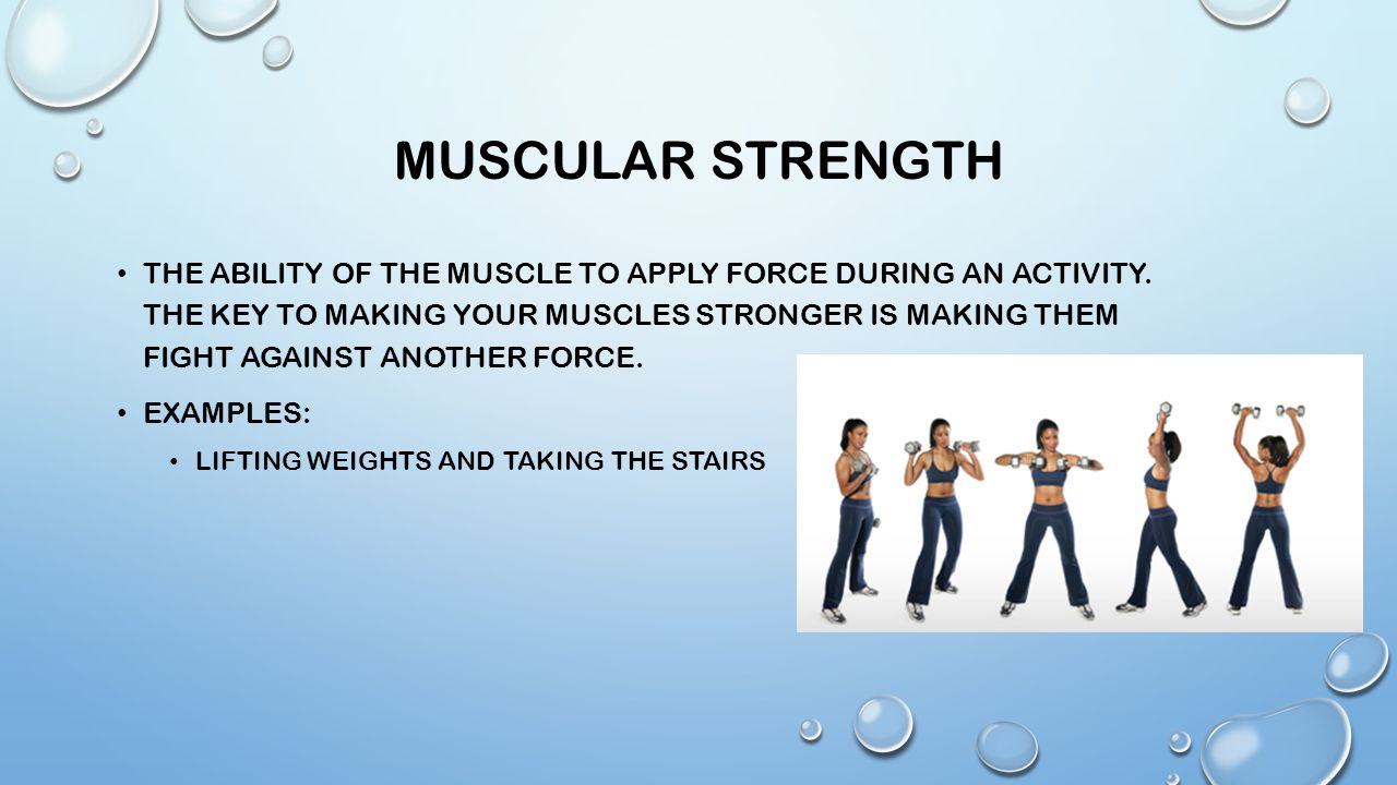 Muscular strength