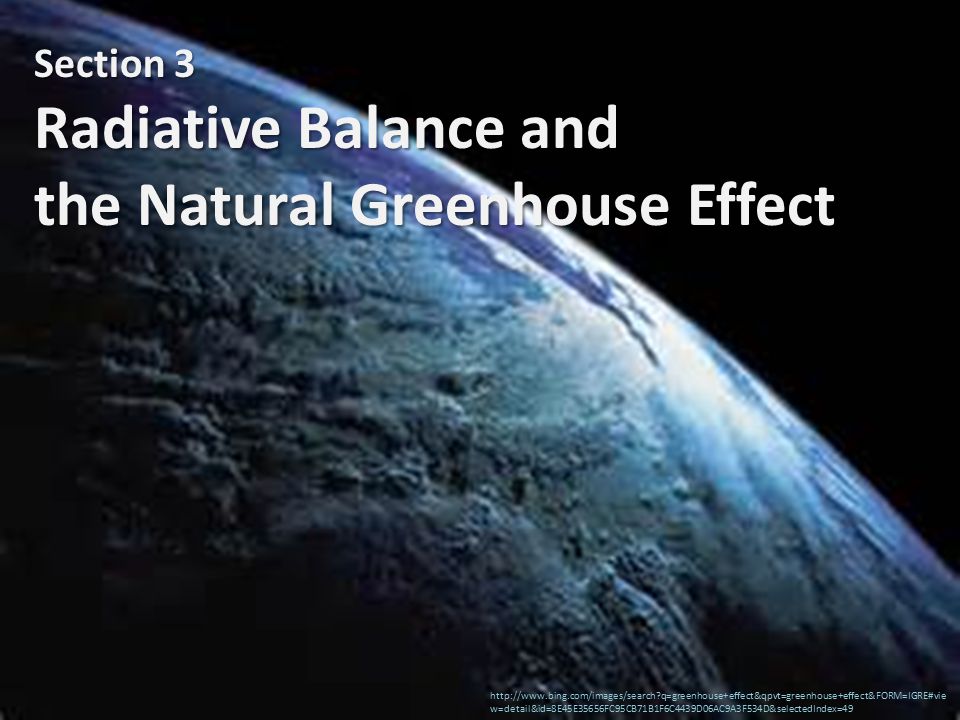 the Natural Greenhouse Effect