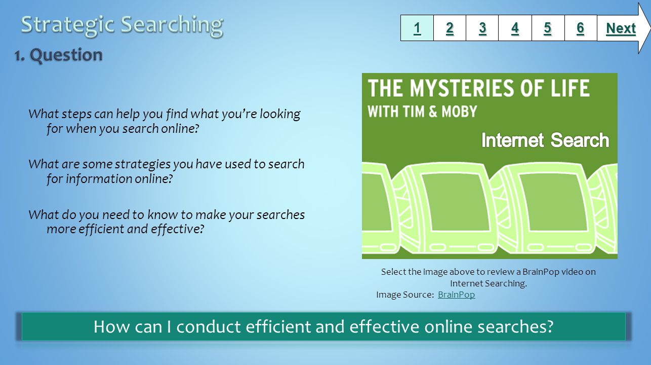 How can I conduct efficient and effective online searches