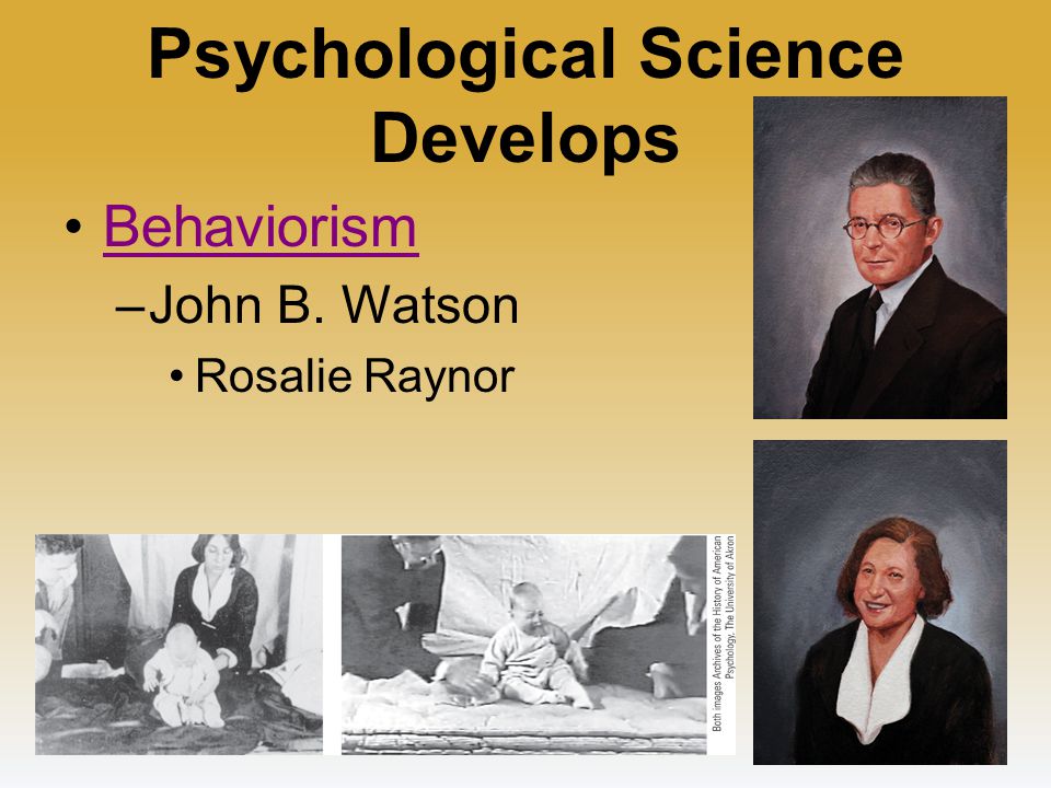 Psychological Science Develops